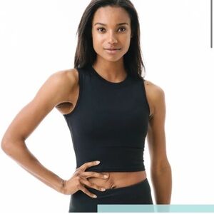 NWT XL Zyia Black High Neck Stronger Tank